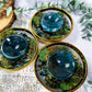 The Moss Bowl | Moss Agate Offering Bowl | Grounding, Renewal, Stability