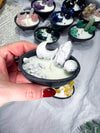 Elemental Cauldron | Crystal Cauldron Ritual Candle