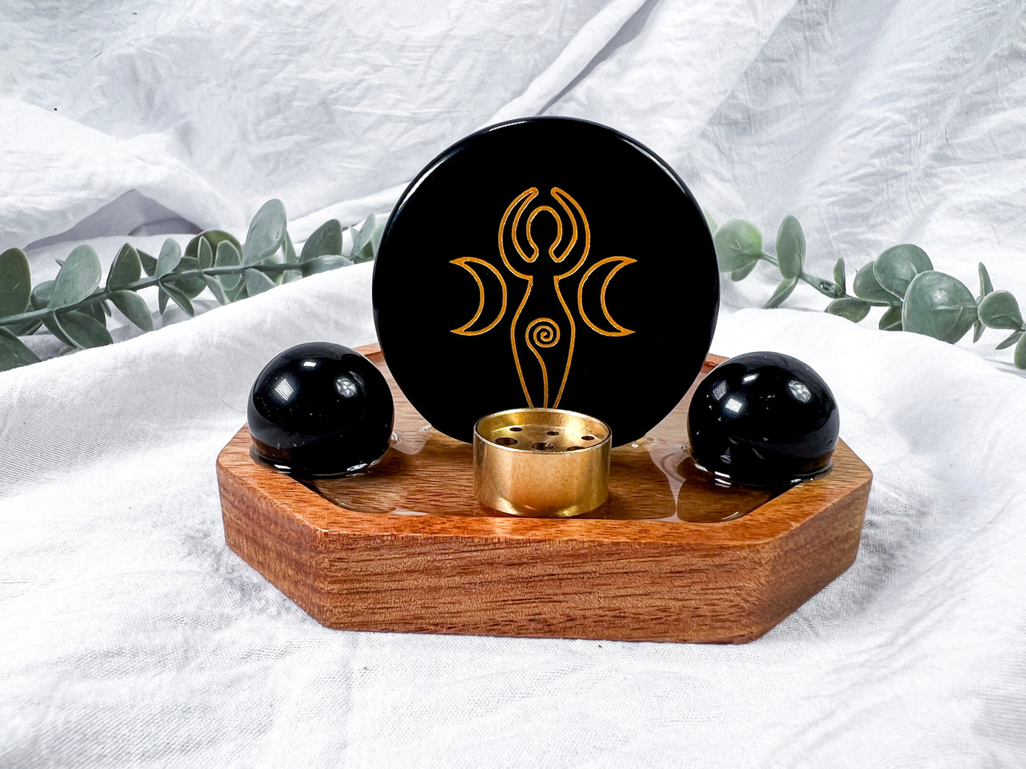 Obsidian Nightbriar | Mini Coaster Altar