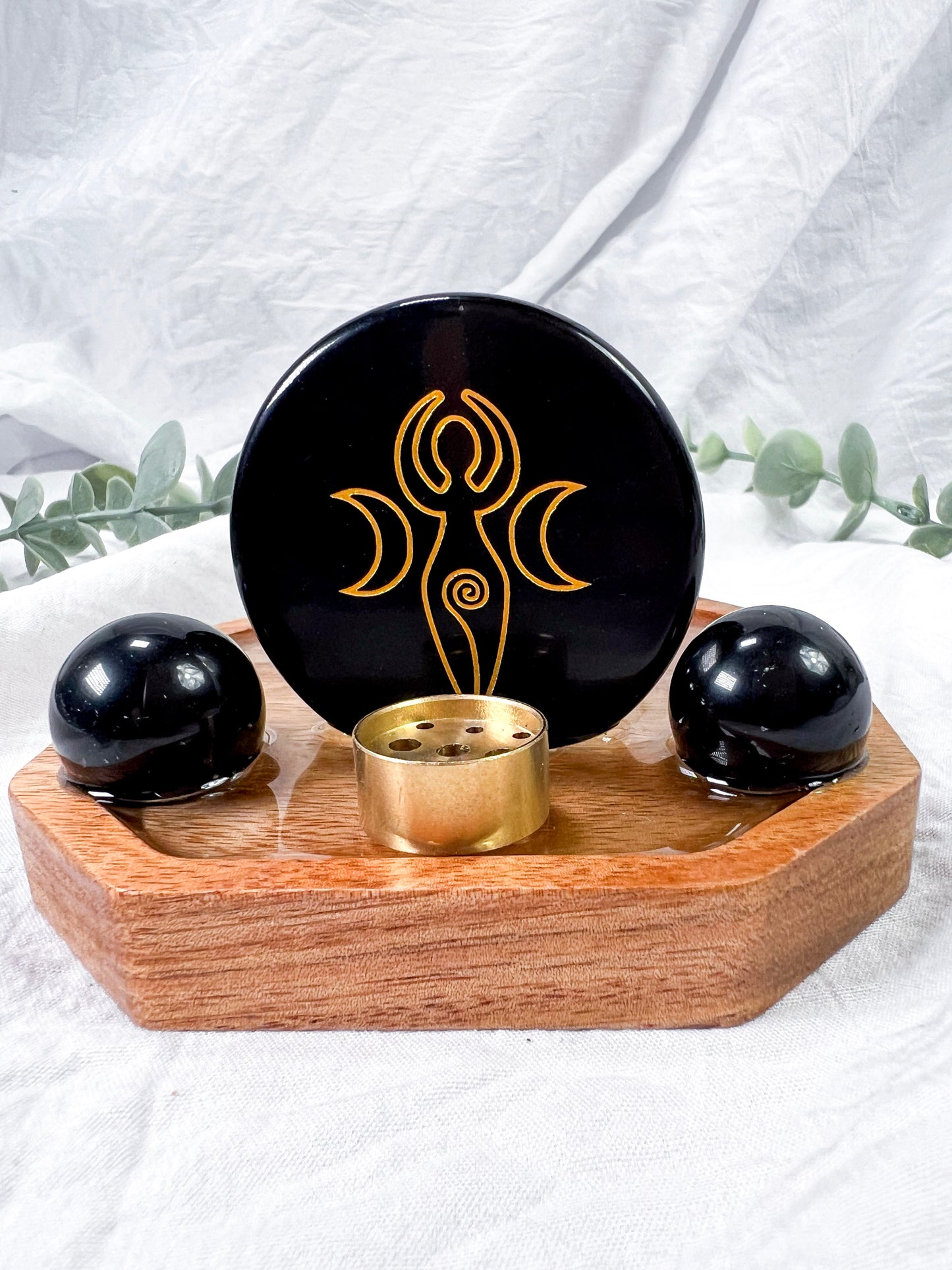 Obsidian Nightbriar | Mini Coaster Altar