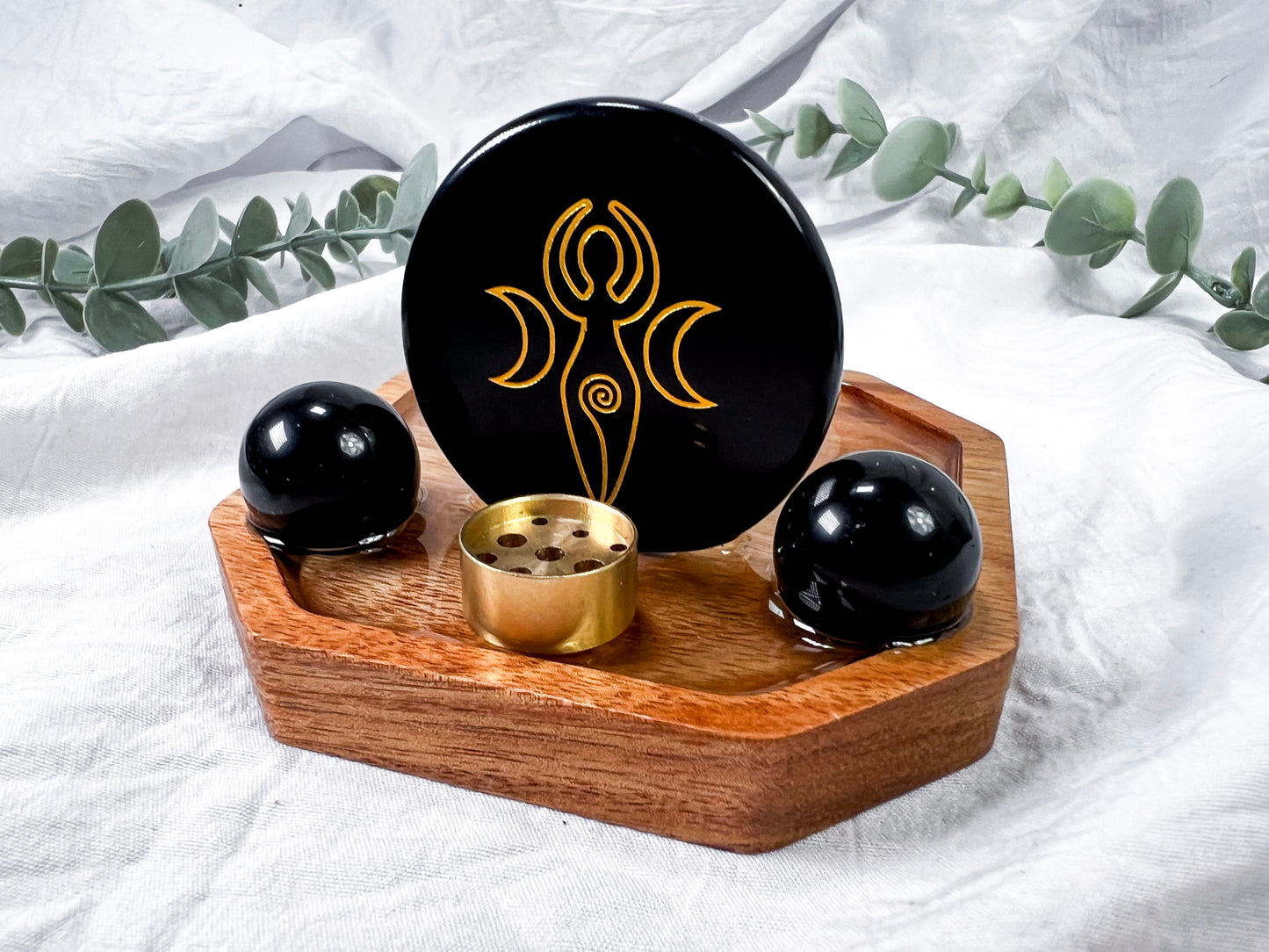 Obsidian Nightbriar | Mini Coaster Altar