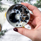 Warded: Protection Travel Candle with Obsidian, Smoky Quartz, and Tobacco Bay Leaf Scent for Energy Shielding and Grounding