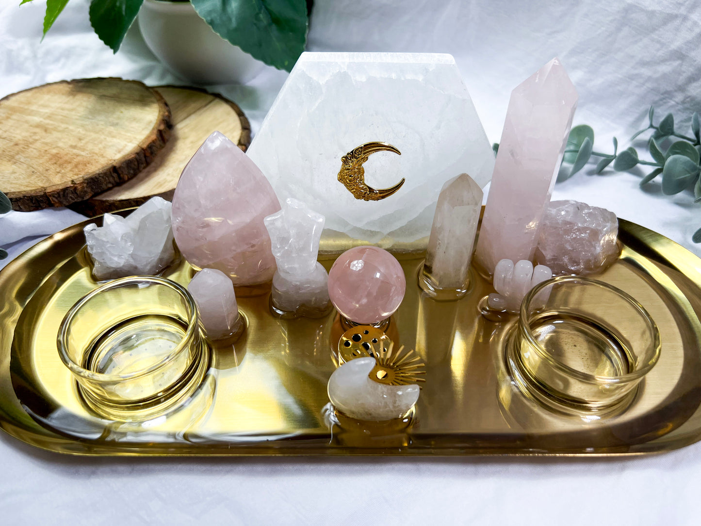 Celestial Whisper | Large Gold Altar Tray