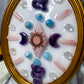 Celestial Devotion | Rose Quartz, Amethyst and Aquamarine Crystal Wall Hanging