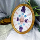 Celestial Devotion | Rose Quartz, Amethyst and Aquamarine Crystal Wall Hanging