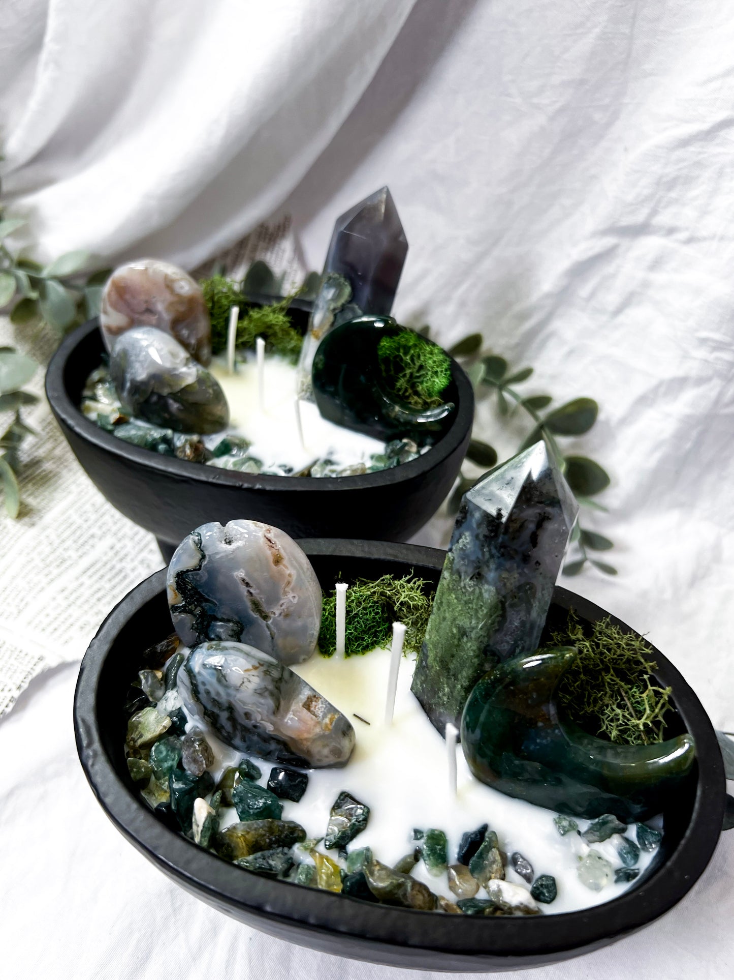 Mossy Path | Large Cauldron Candle