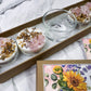 Petals of Grace Tealight Set | Rose, Lavender & Rose Quartz for Self-Love, Healing, and Emotional Support