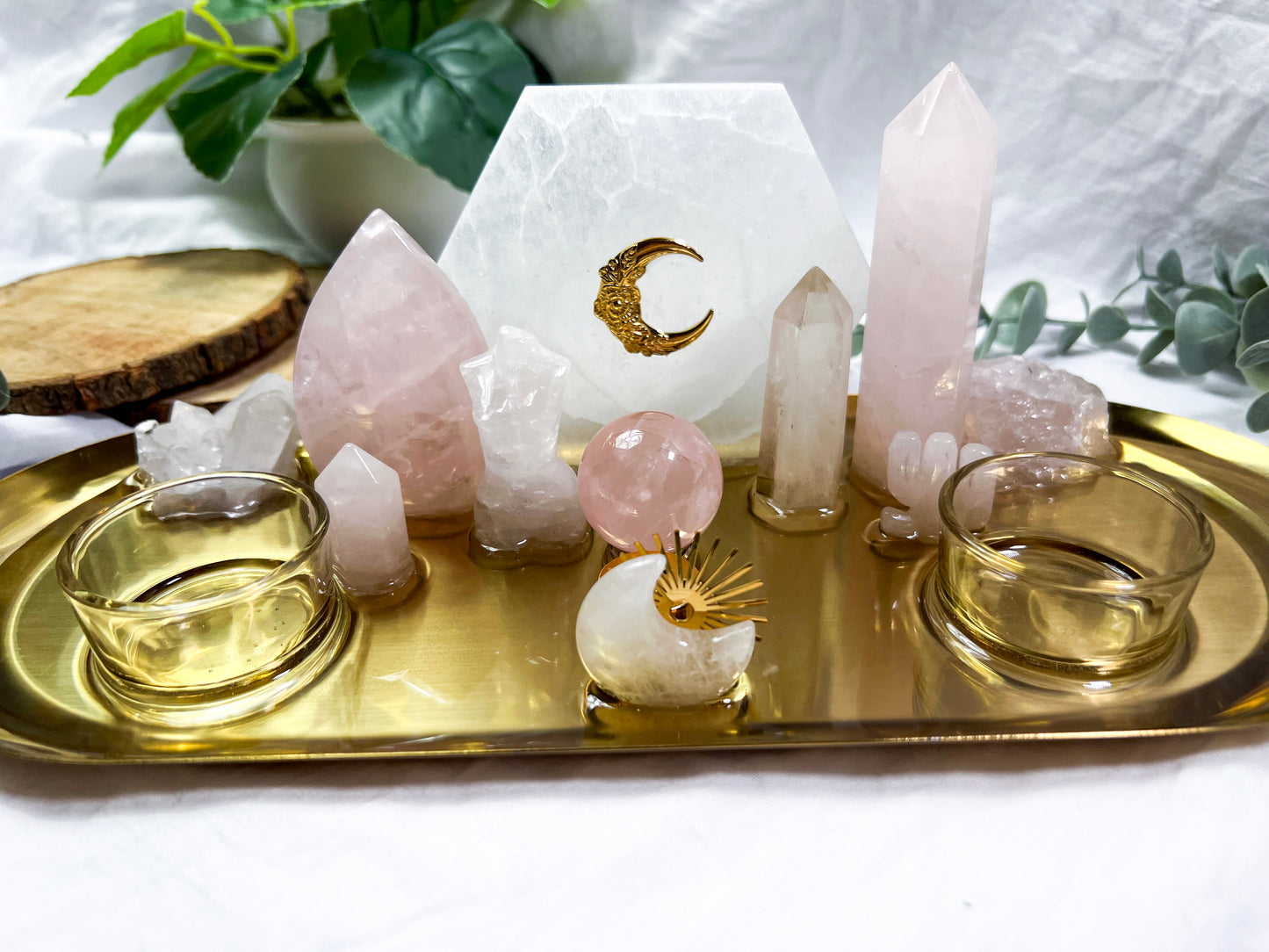 Celestial Whisper | Large Gold Altar Tray