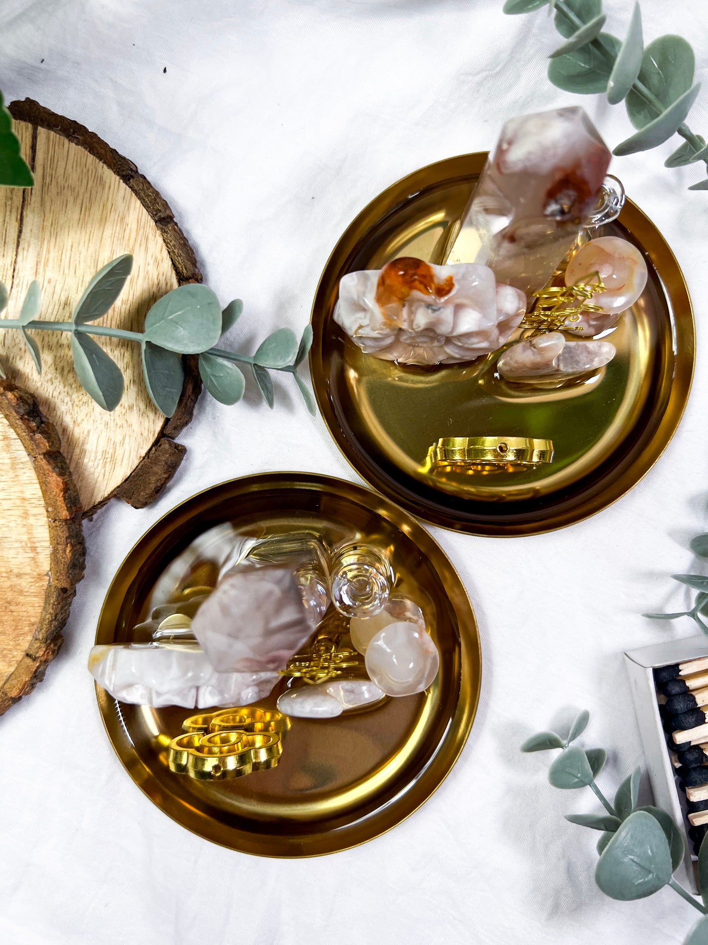 Flower Aurora | Mini Gold Dish Altar