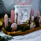Rose Angel Diffuser Altar | Rose Quartz Ritual Altar for Self-Love, Healing & Soft Energy