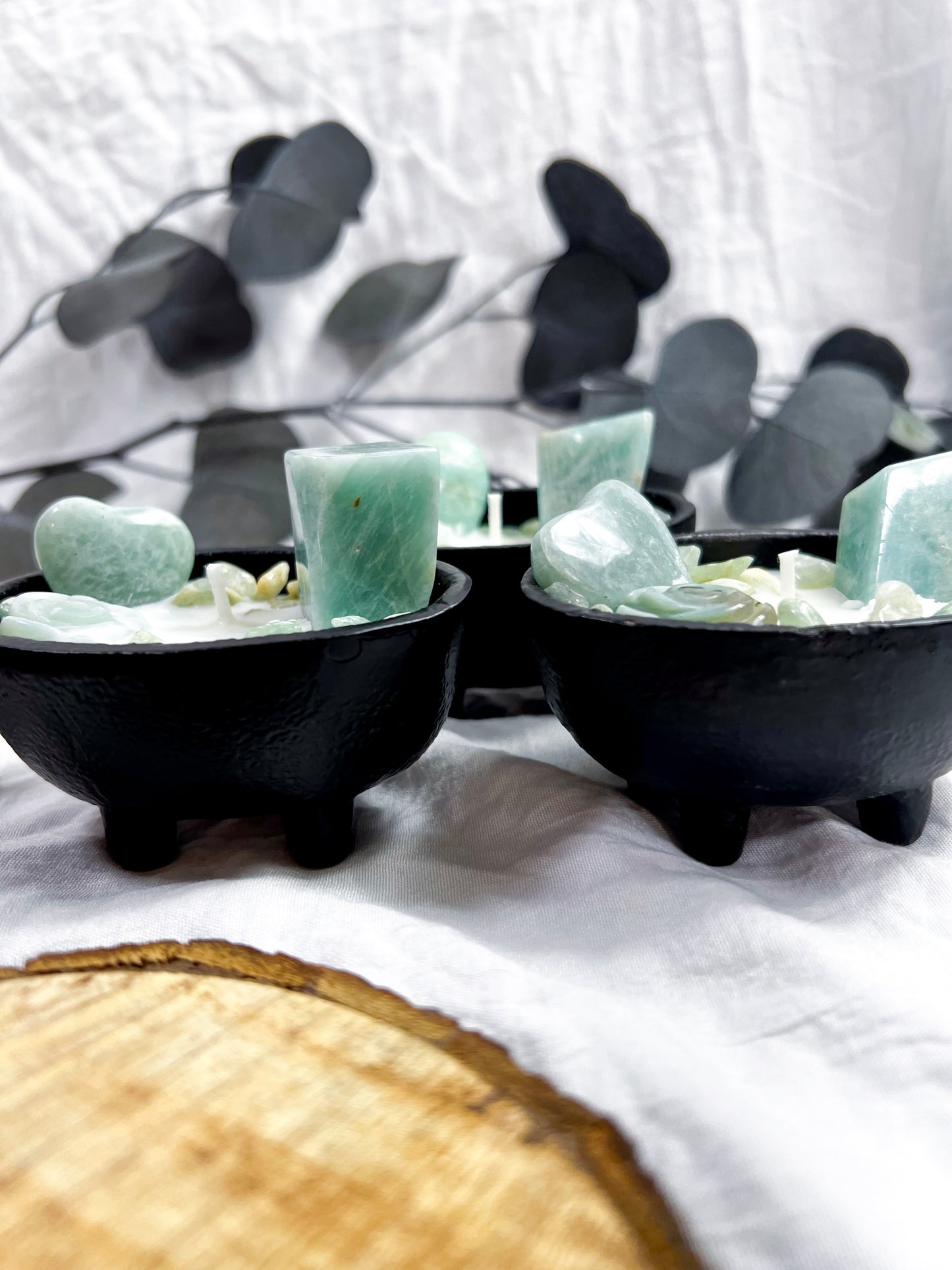 Amazonite | Small Cauldron Candle