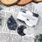 Larvikite Mini Set | Moon and Feather Crystals for Grounding and Protection | Pocket Altar for Focus and Calm