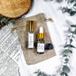 Study Focus Set for Concentration Mental Clarity and Productivity | Peppermint Eucalyptus Oil Spray and Crystals