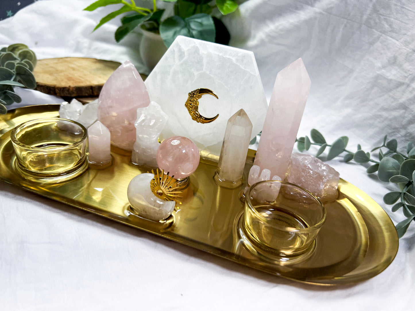 Celestial Whisper | Large Gold Altar Tray