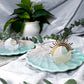 Tidal Clarity | Clear Quartz Seashell Tealight Holder and Tarot Altar Decor