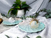 Tidal Clarity | Clear Quartz Seashell Tealight Holder and Tarot Altar Decor