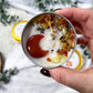 Sparked: Motivation Travel Candle with Carnelian, Citrine, and Frankincense Myrrh Scent for Energy, Focus, and Fire Magic