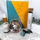 Virgo Zodiac Kit | Earth Sign Gift Set with Candle, Tea, Oil, Crystals, Oracle Book & Zodiac Necklace