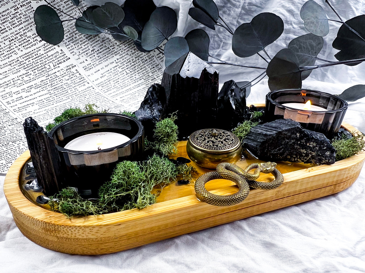 The Protection Tray | Incense + Candle Holder