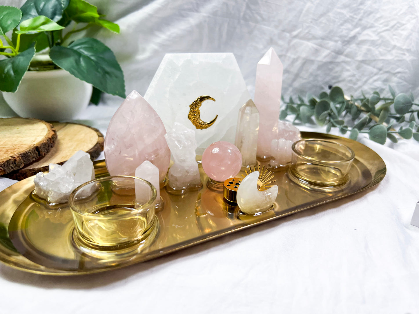 Celestial Whisper | Large Gold Altar Tray