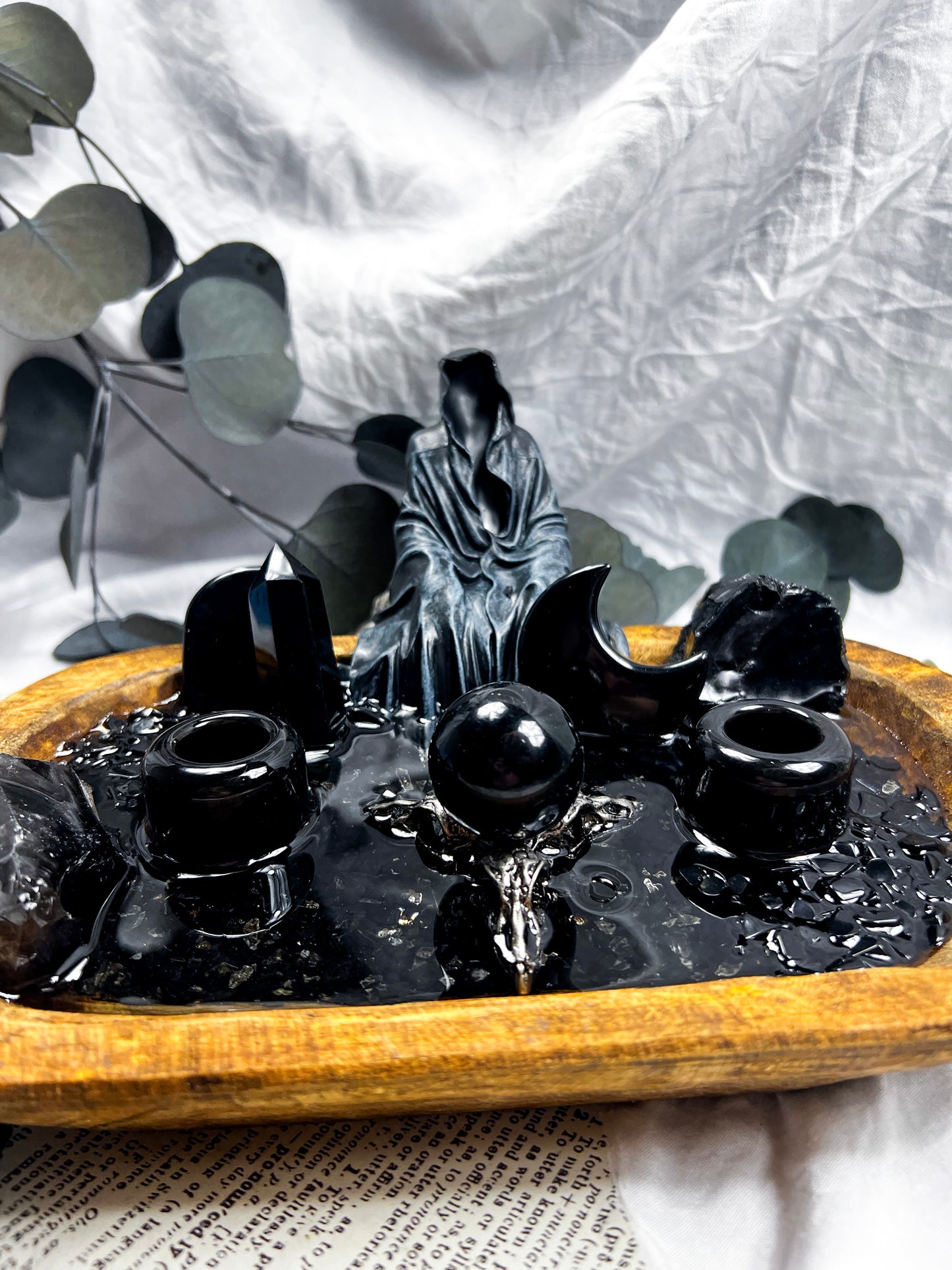 Viel Of Midnight | Incense + Candle Holder