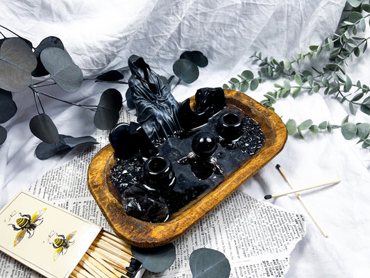 Viel Of Midnight | Incense + Candle Holder