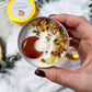 Sparked: Motivation Travel Candle with Carnelian, Citrine, and Frankincense Myrrh Scent for Energy, Focus, and Fire Magic