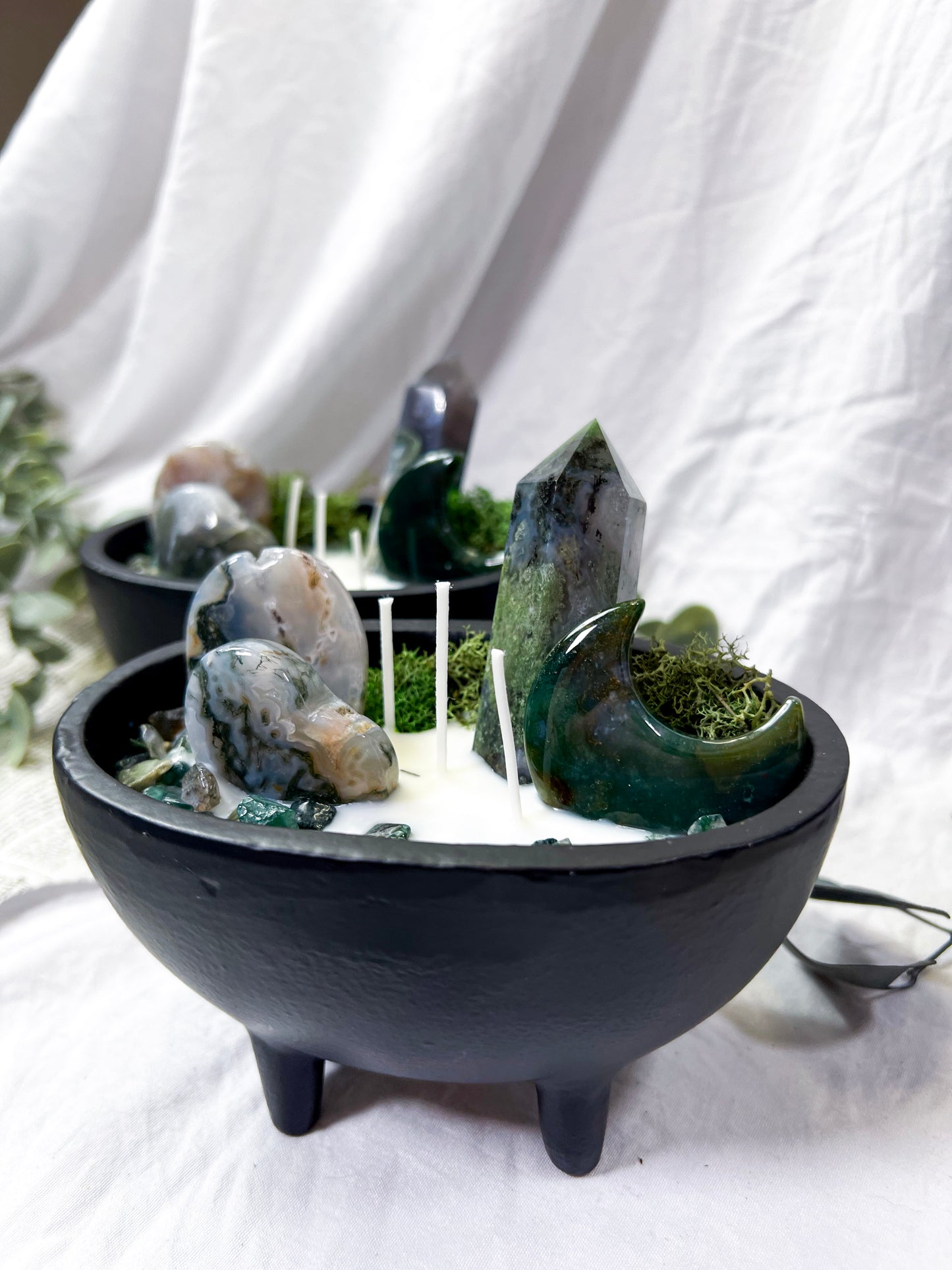 Mossy Path | Large Cauldron Candle