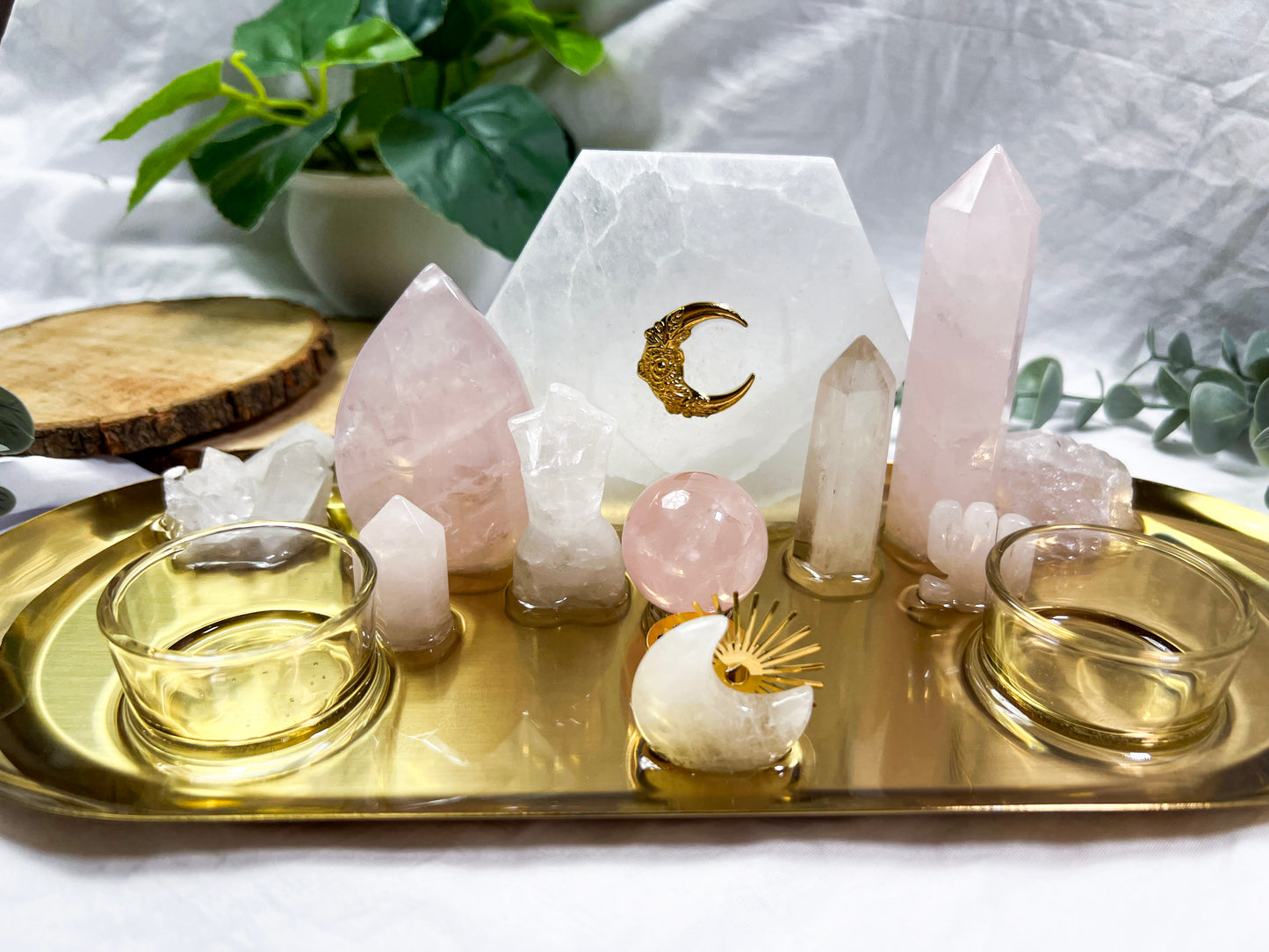 Celestial Whisper | Large Gold Altar Tray