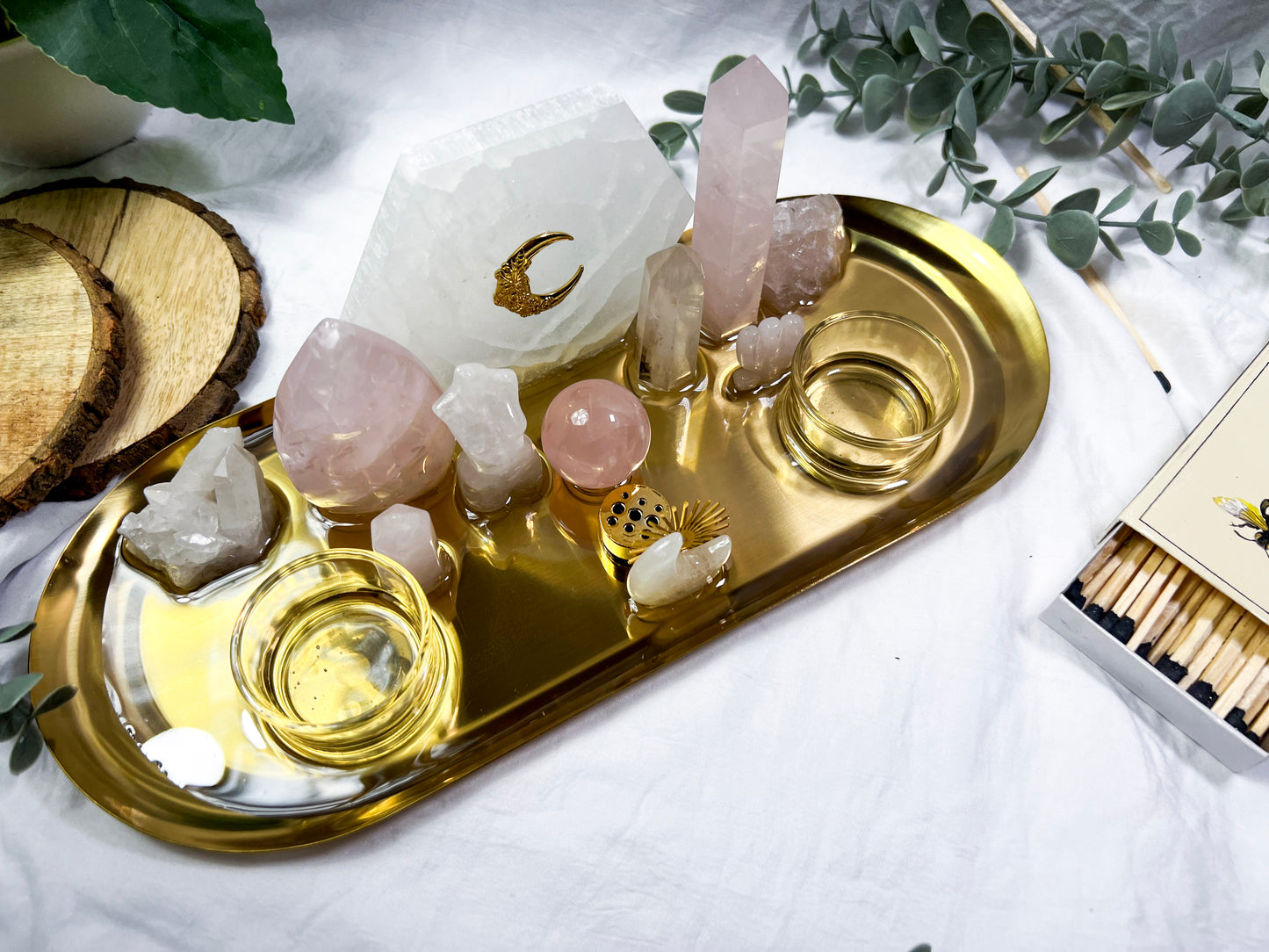 Celestial Whisper | Large Gold Altar Tray