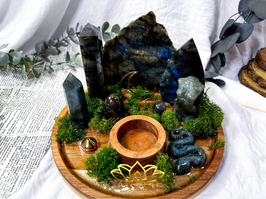 Eternal Glow | Large Round Crystal Altar