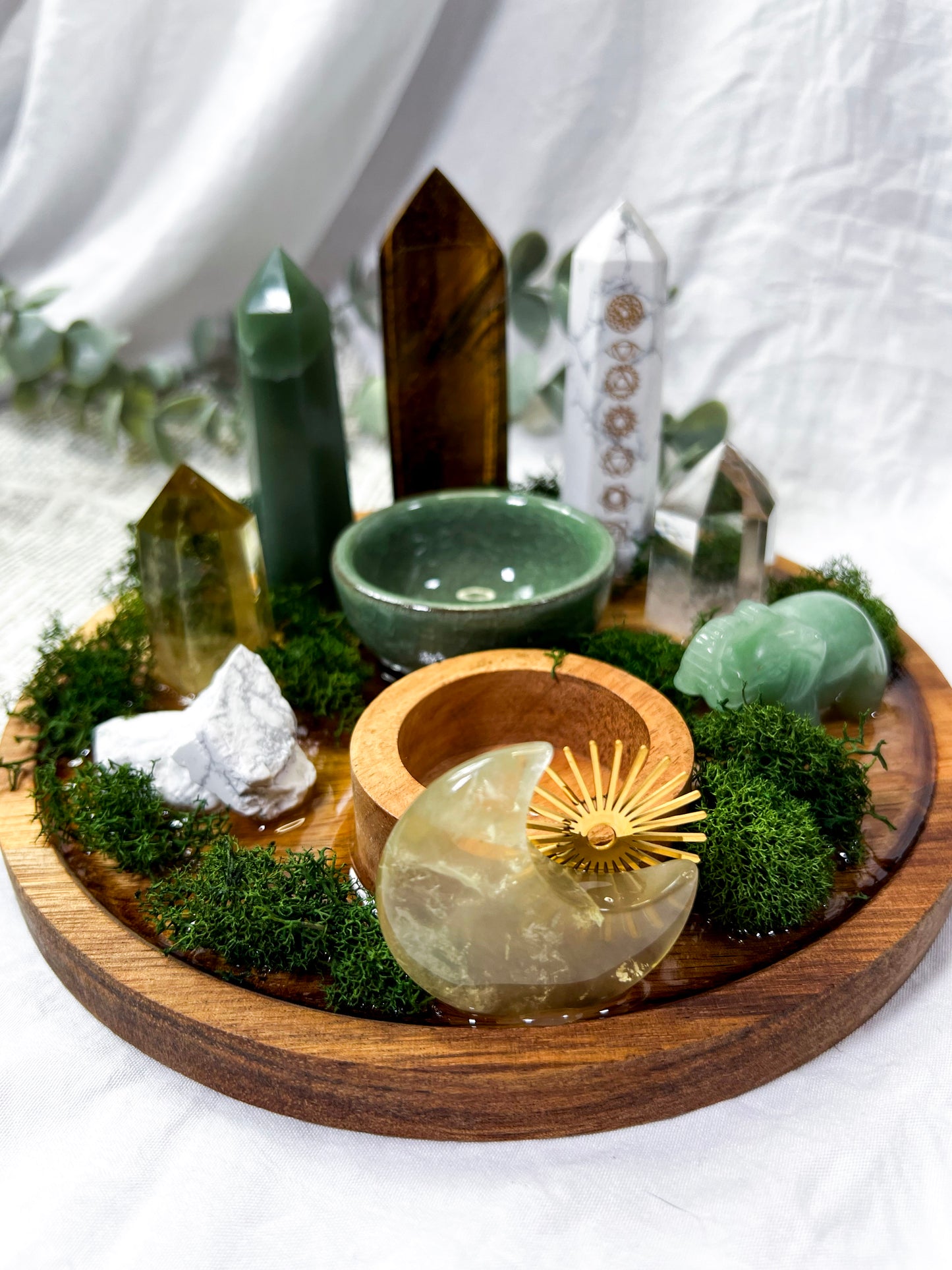 Eternal Whisper | Large Round Crystal Altar