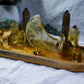 Golden Smoke Altar | Smoky Quartz & Citrine Ritual Altar for Protection, Abundance & Focus