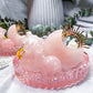 Rose Quartz Curvy Goddess Altar | Pink Glass Incense Holder, Tealight Holder & Bud Vase | Witchy Home Decor