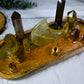Golden Smoke Altar | Smoky Quartz & Citrine Ritual Altar for Protection, Abundance & Focus