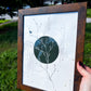 Money Abundance Prosperity Wall Art | 9x12 Framed Original Witchy Botanical Painting