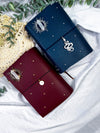 PREORDER | Handmade Grimoire Journal | Ritual Notebook | Crystal Charm Spell Book | Faux Leather A5 A6 Journal | Witchcraft Journal | Refillable Notebook