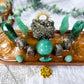 Golden Root | Pyrite & Green Stone Altar | Abundance, Confidence, Grounding