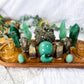 Golden Root | Pyrite & Green Stone Altar | Abundance, Confidence, Grounding