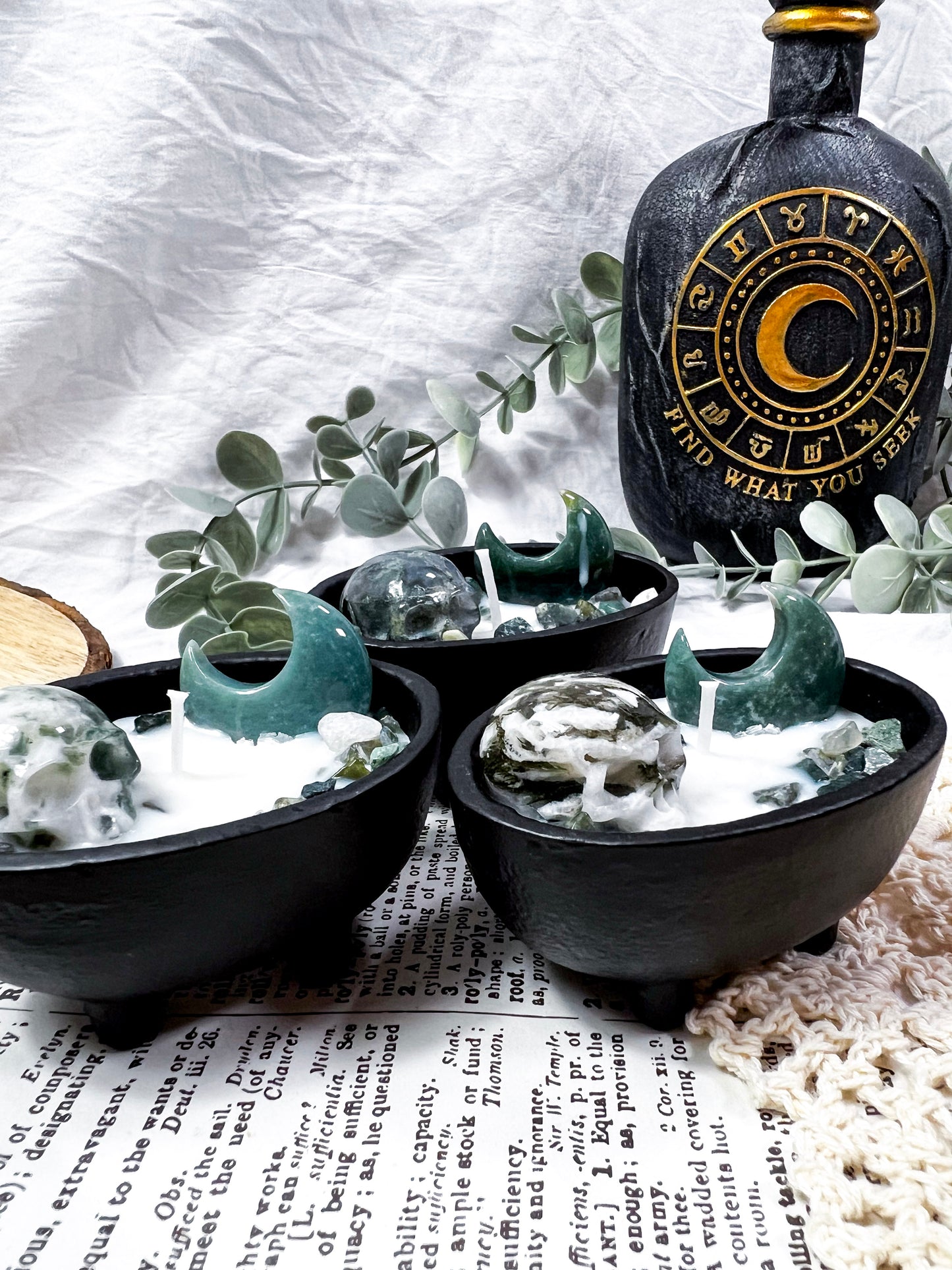 Mystic Harmony | Small Cauldron Candle