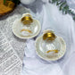 Pearl Tide | Clear Quartz Seashell Tealight Holder Tarot Card Display