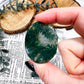 Moss Agate Mini Set | Thumb Stone and Cloud Carving for Grounding and Growth | Pocket Nature Magic