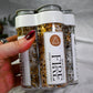 Elemental Salt Set | Earth, Air, Fire, Water & Spirit Ritual Salts for Protection, Cleansing, Courage & Flow