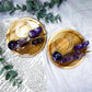 Amethyst Crystal Tealight & Incense Holder | Handmade Mini Altar | Meditation & Spiritual Decor