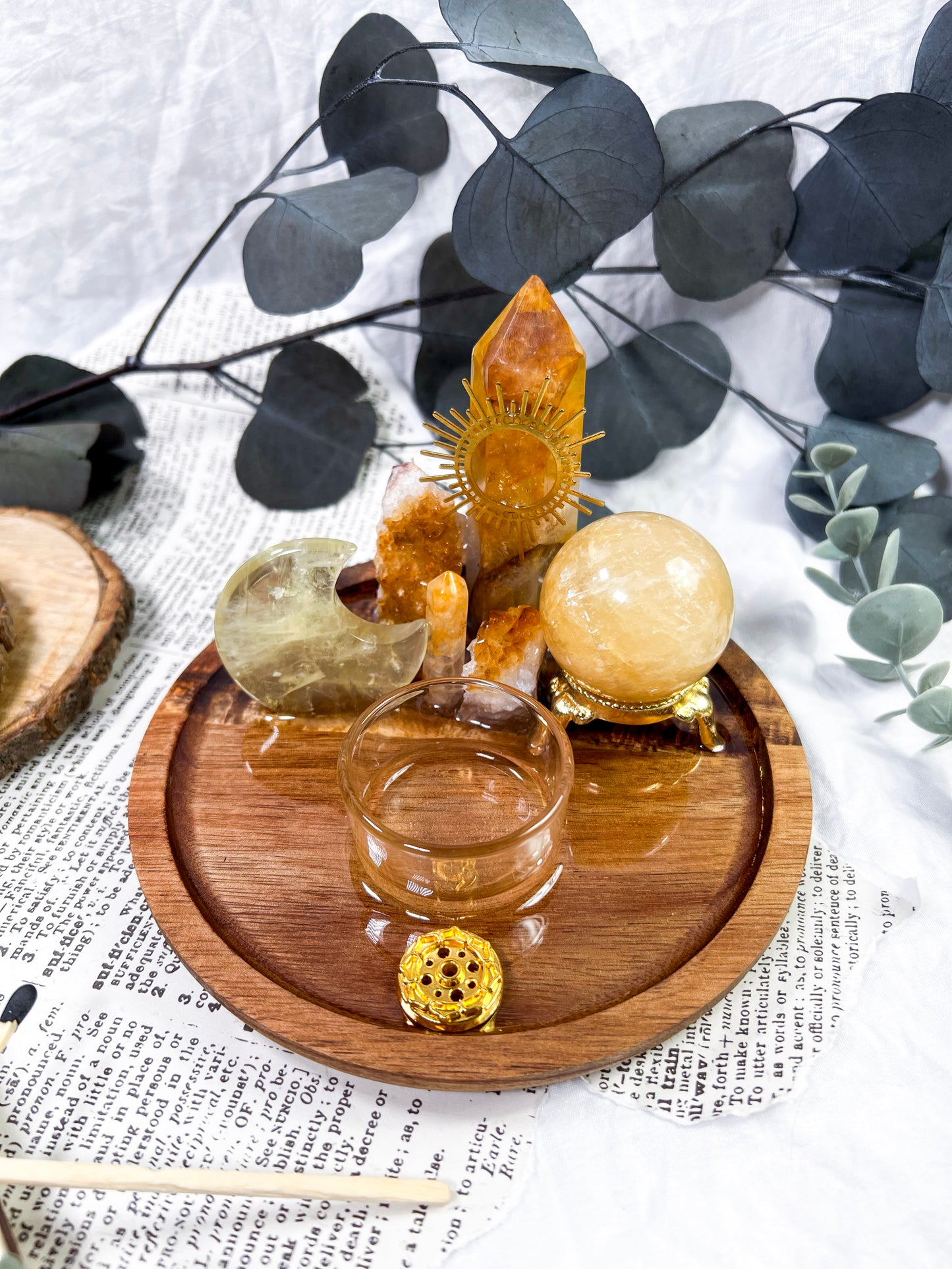 Golden Soul Glow | Candle + Tarot Altar