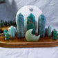 Calm Current Altar | Amazonite, Blue Calcite & Green Aventurine Altar for Peace, Healing & Growth