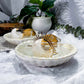 Pearl Tide | Clear Quartz Seashell Tealight Holder Tarot Card Display