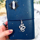 PREORDER | Handmade Grimoire Journal | Ritual Notebook | Crystal Charm Spell Book | Faux Leather A5 A6 Journal | Witchcraft Journal | Refillable Notebook
