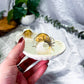 Pearl Tide | Clear Quartz Seashell Tealight Holder Tarot Card Display