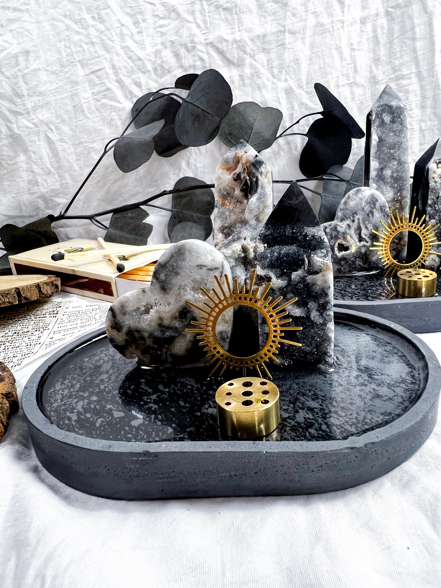 Tranquil Boundries | Concrete Tray Altar